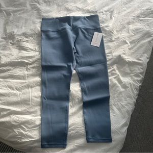 NWT | Athleta Elation Rib Tight leggings, size XL, cottage blue